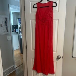 Vtg Elegant Red Sleeveless night gown/lingerie